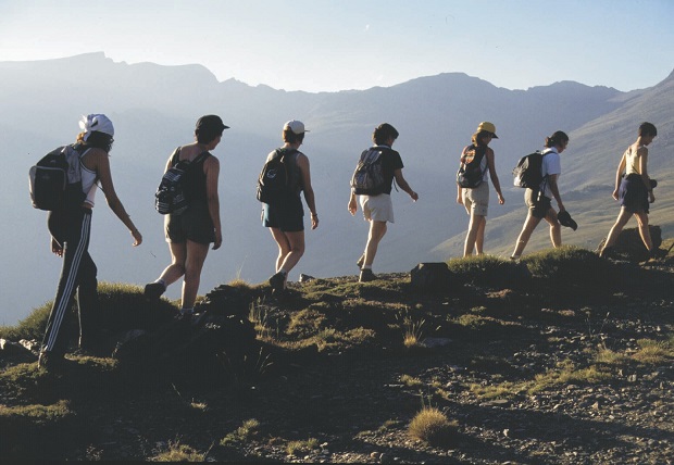 grupo de excursionistas